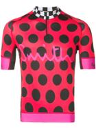 Paul Smith Contrast Print Racing Shirt - Red