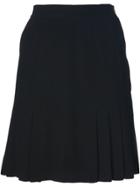 Chanel Vintage Pleated Skirt - Black