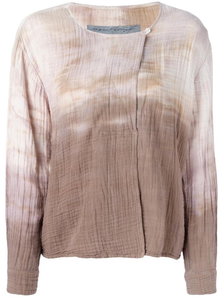 Raquel Allegra - Gradient Cardigan - Women - Cotton - 2, Women's, Brown, Cotton
