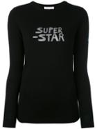 Bella Freud - 'superstar' Jumper - Women - Nylon/viscose/wool/metallic Fibre - S, Black, Nylon/viscose/wool/metallic Fibre