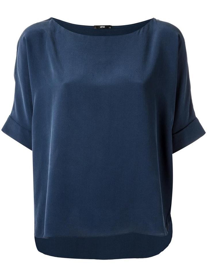 Uma Raquel Davidowicz Dayse Top, Women's, Size: 42, Blue, Silk