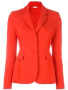 Altuzarra Frayed Detail Two Button Blazer