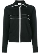 Dondup Stripe Detail Zipped Sweatshirt - Black