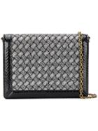 Bottega Veneta Intrecciato Knitted Chain Wallet - Black