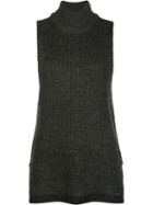 Obey Knitted Tank Top, Women's, Size: Medium, Green, Acrylic/nylon/wool/alpaca