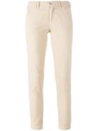 Barba - Skinny Trousers - Women - Cotton/spandex/elastane - 31, Women's, Nude/neutrals, Cotton/spandex/elastane
