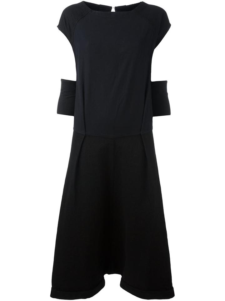 Andrea Ya'aqov Sleeveless Jumpsuit, Women's, Size: Small, Black, Cotton/polyamide/virgin Wool
