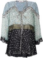 Dorothee Schumacher Contrast Embroidered Blouse - Blue