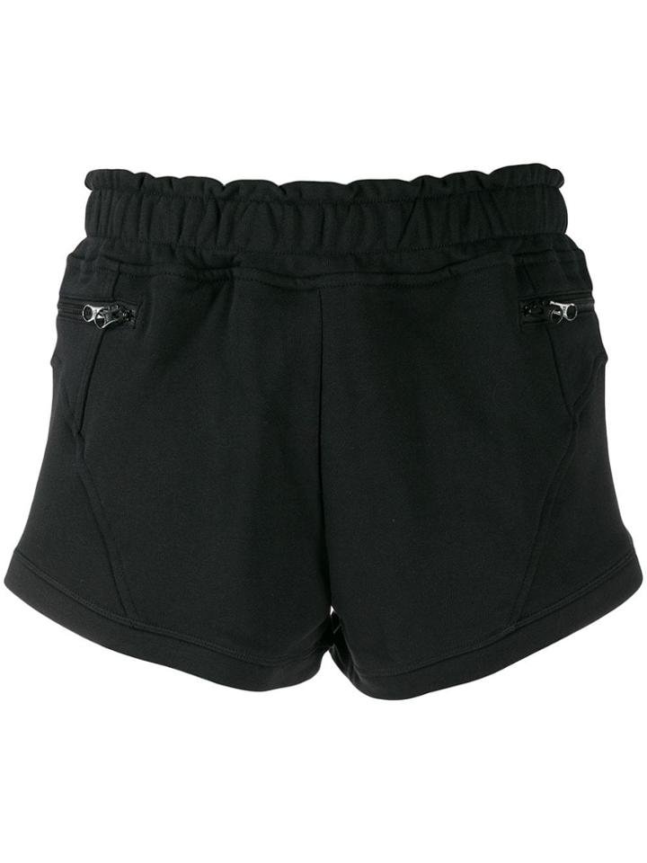 Adidas By Stella Mcmartney Piqué Jersey Shorts - Black