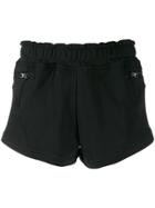 Adidas By Stella Mcmartney Piqué Jersey Shorts - Black