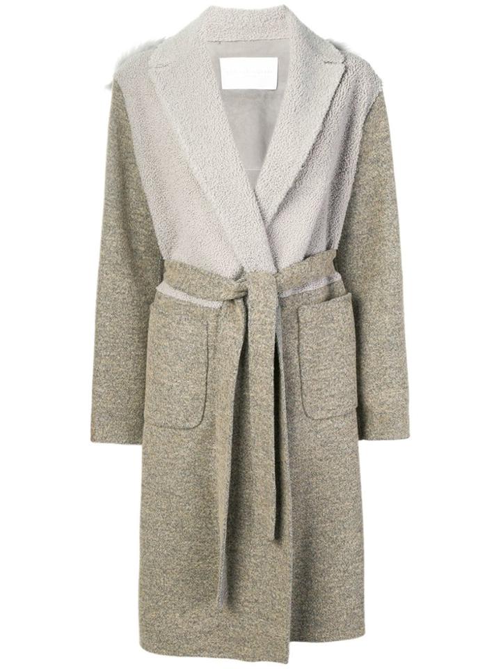 Fabiana Filippi Lambswool Coat - Grey