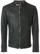 S.w.o.r.d 6.6.44 Casual Leather Jacket - Blue