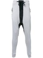 11 By Boris Bidjan Saberi Drop-crotch Sweatpants - Grey