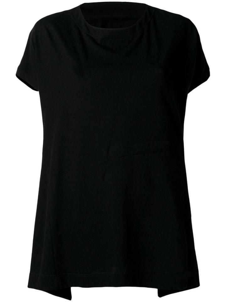 Y-3 Crepe Draped T-shirt - Black