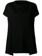 Y-3 Crepe Draped T-shirt - Black