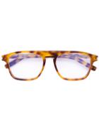 Saint Laurent - Square Glasses - Unisex - Acetate - One Size, Yellow/orange, Acetate