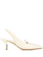 Nicholas Kirkwood Beya Slingback Flats - Neutrals