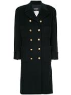 Chanel Vintage Cashmere Double Breasted Coat - Blue
