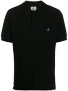 Vivienne Westwood Chest Logo Polo Shirt - Black