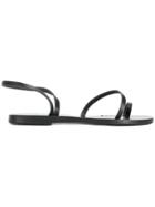 Ancient Greek Sandals Slip-on Open-toe Sandals - Black