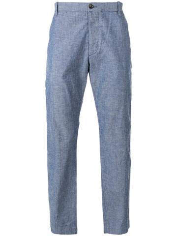 Nine In The Morning Straight Leg Trousers - Blue