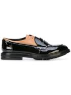 Agl Strap Detail Loafers - Black