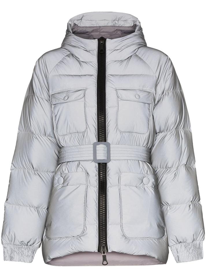 Ienki Ienki Berlin Reflective Hooded Padded Jacket - Grey