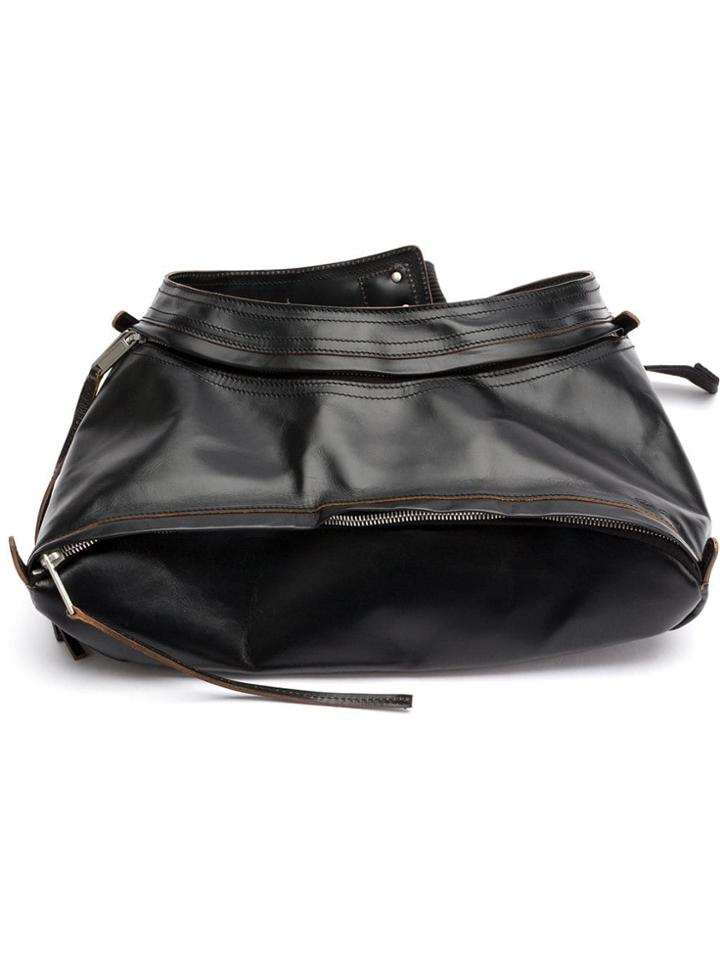Rick Owens Top Zipped Bag - Black