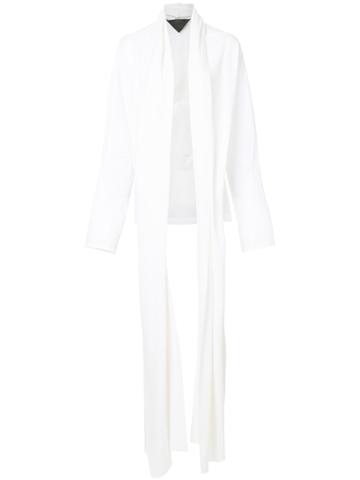 Gustavo Lins Mixed Cardigan - White