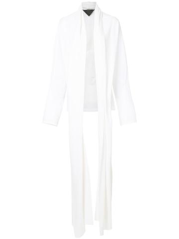 Gustavo Lins Mixed Cardigan - White