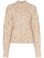 Low Classic Boucle Jumper - Nude & Neutrals