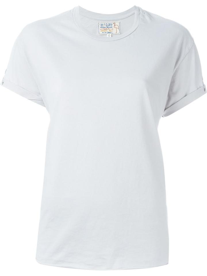 Sandrine Rose Basic T-shirt, Women's, Size: M, Grey, Cotton