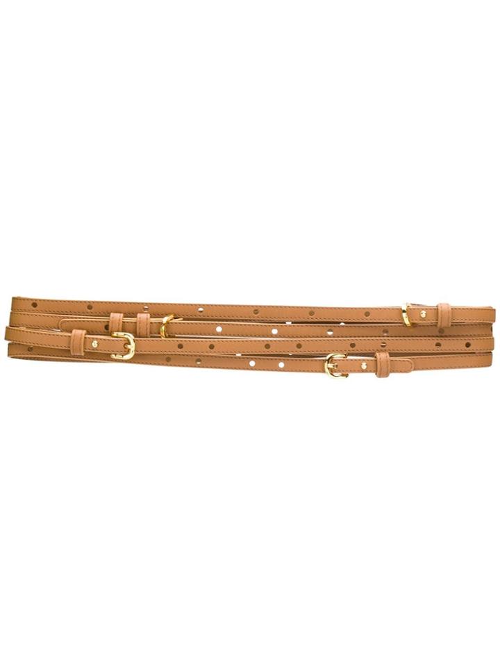Rokh Multi Strap Belt - Brown