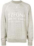 Z Zegna Logo Patch Sweatshirt - Grey