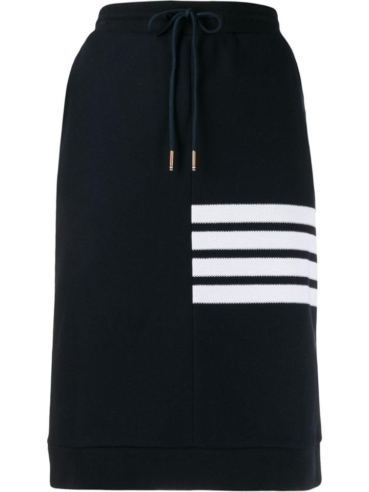 Thom Browne Four Stripe Track Skirt - Blue