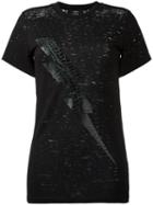 Diesel Sally T-shirt, Women's, Size: Xs, Black, Rayon/nylon/polyamide