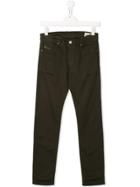 Diesel Kids Teen Casual Trousers - Green