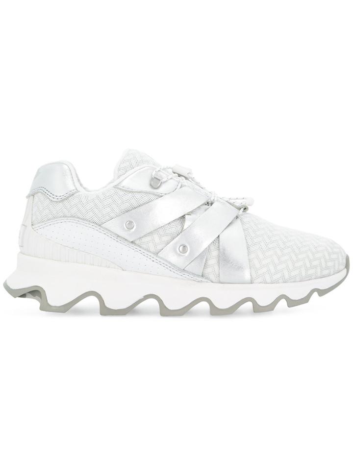Sorel Wave Sole Low Top Sneakers - White