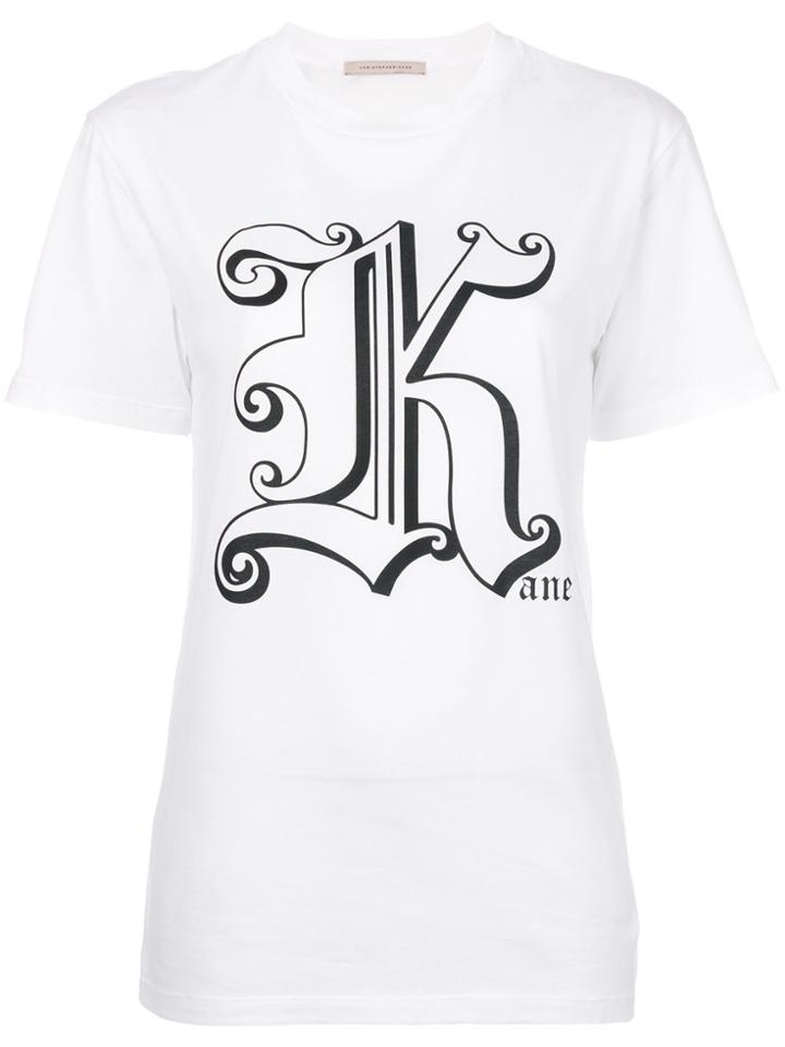 Christopher Kane Gothic K T-shirt - White