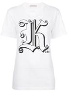 Christopher Kane Gothic K T-shirt - White