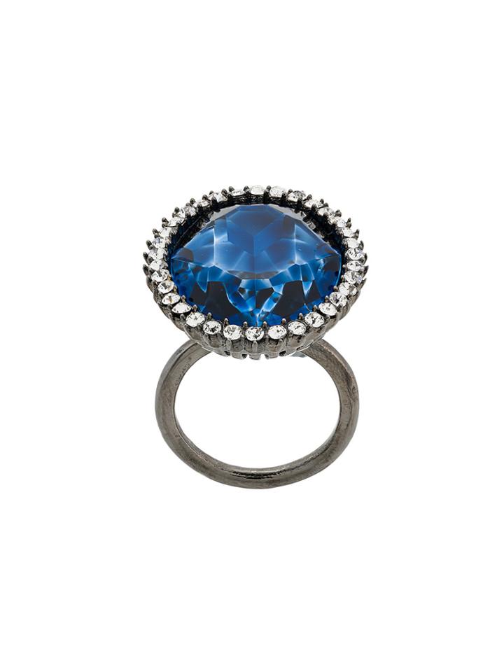 Stella Mccartney Cocktail Stone Ring - Metallic