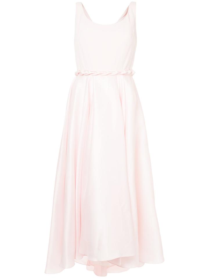 Ingie Paris Full Braided Gown - Pink & Purple