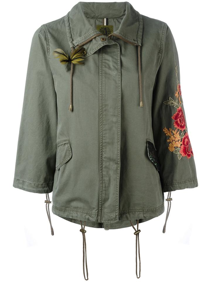 Alessandra Chamonix - 'anais' Jacket - Women - Cotton - 40, Green, Cotton