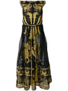 Yuliya Magdych Dayspring Horse Embroidered Dress - Black