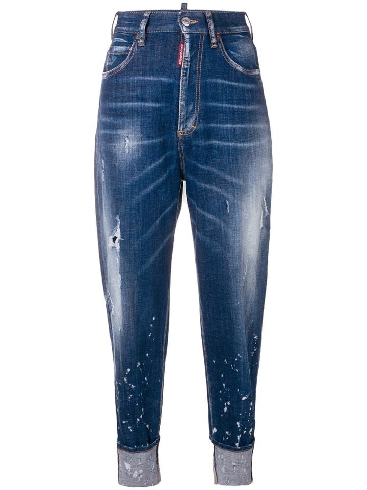 Dsquared2 High Waisted Jeans - Blue