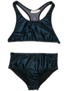 Andorine Racerback Bikini Set - Black