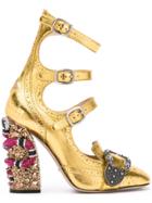 Gucci Queencore Pumps - Metallic