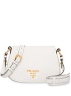 Prada Logo Shoulder Bag - White