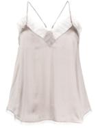 Iro Sheer Panel Top - Nude & Neutrals