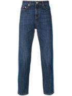 Msgm Side-stripe Jeans - Blue
